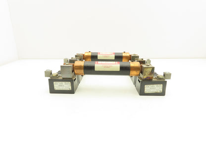 Allen Bradley X-410710 / X-400656 Fuse Block 3 Pole 100A 600V FLSR 80 Fuses