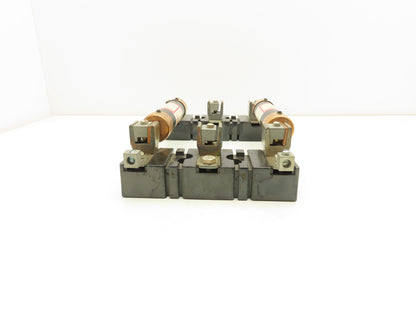 Allen Bradley X-410710 / X-400656 Fuse Block 3 Pole 100A 600V FLSR 80 Fuses