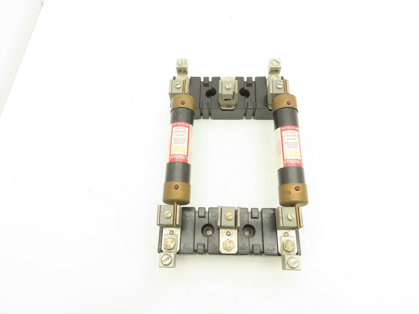 Allen Bradley X-410710 / 40023-418-01 Fuse Block 3 Pole 100A 600V FLSR 80 Fuses