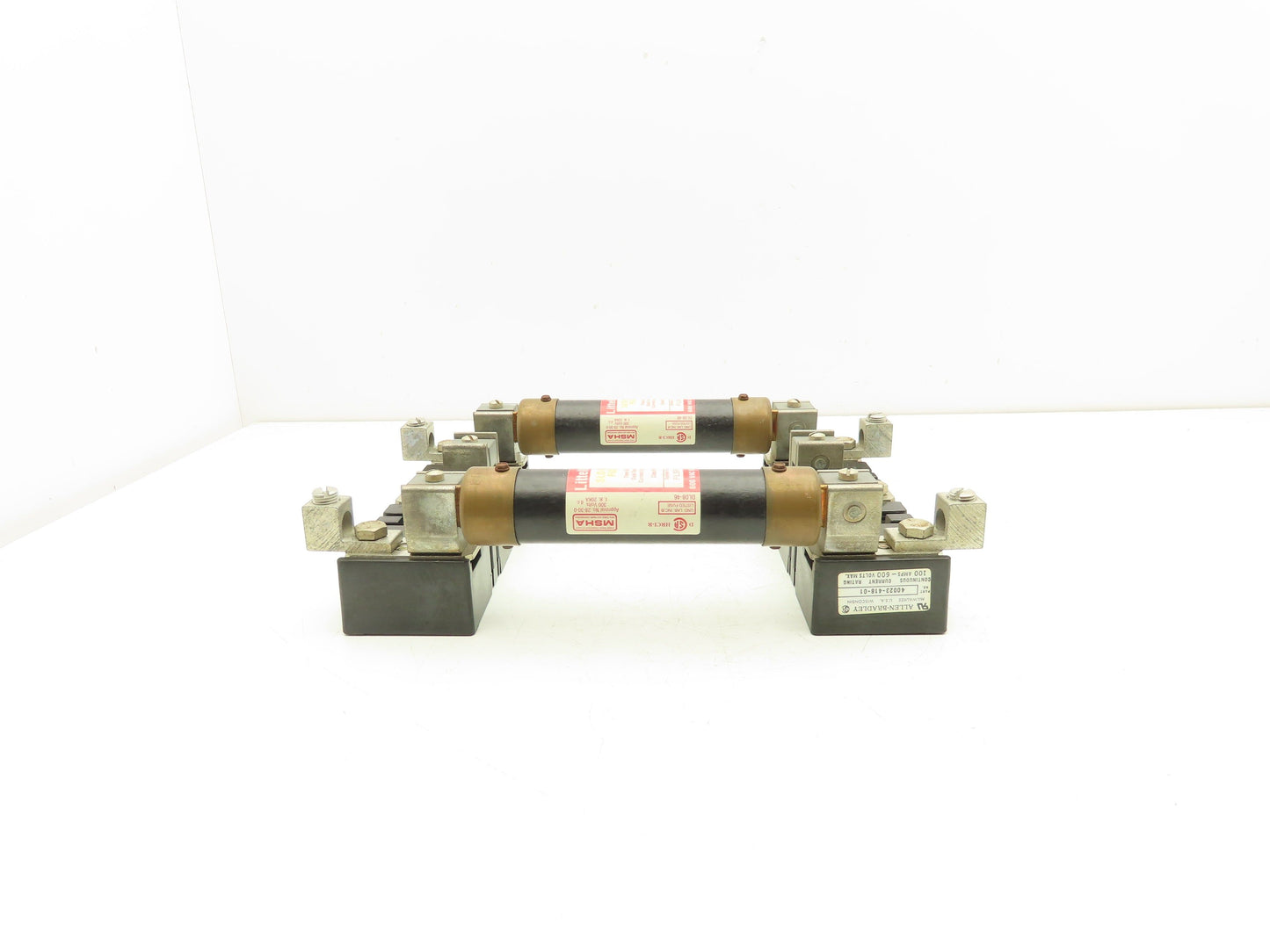 Allen Bradley X-410710 / 40023-418-01 Fuse Block 3 Pole 100A 600V FLSR 80 Fuses
