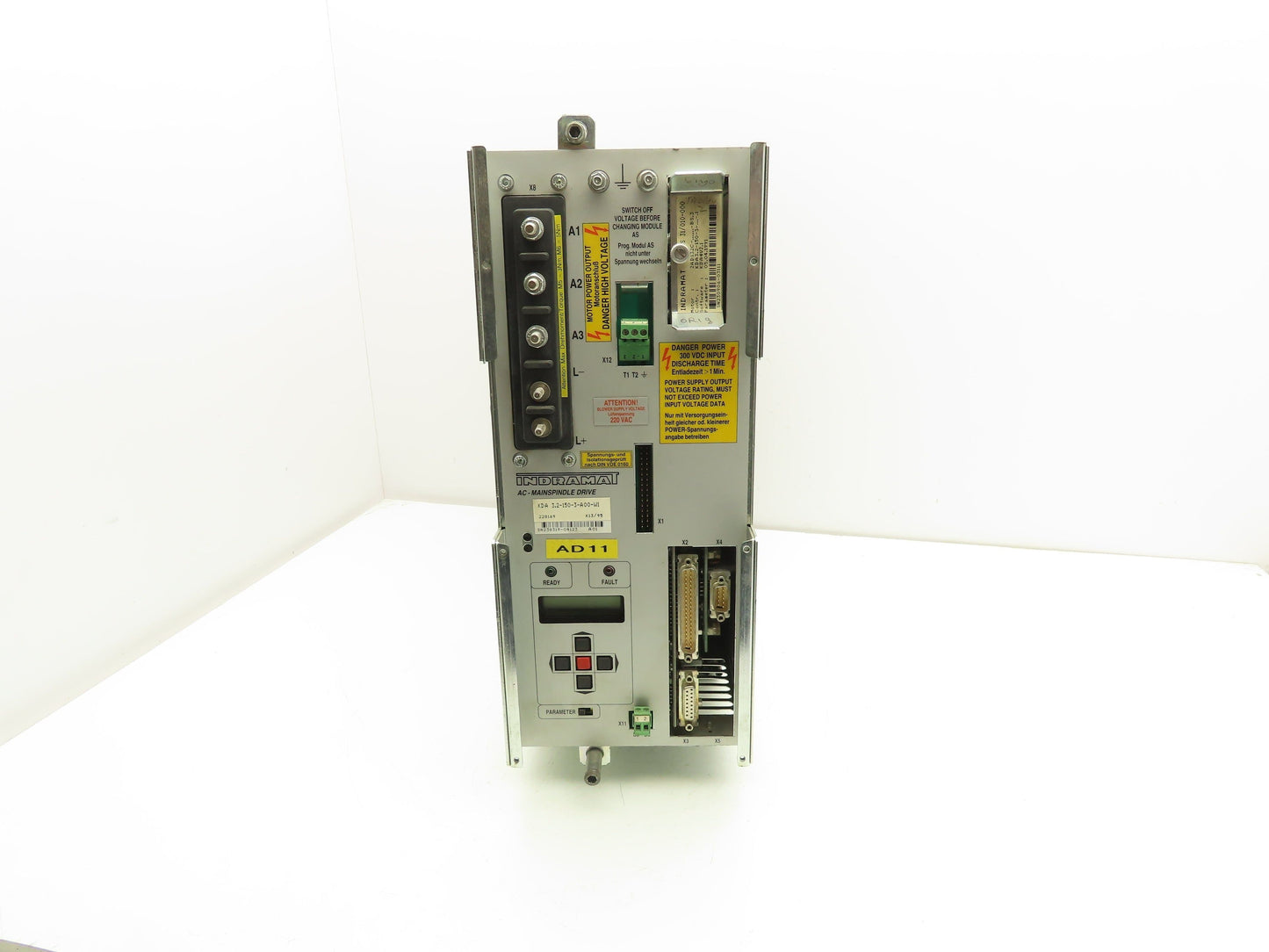 Indramat KDA 3.2-150-3-A00-W1 AC Main Servo Spindle Drive 150A 300V