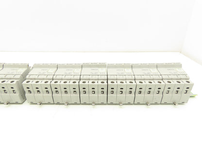 Bussmann CHCC3 Fuse Holder DIN Rail 3 Pole 30A 600V Lot of 12