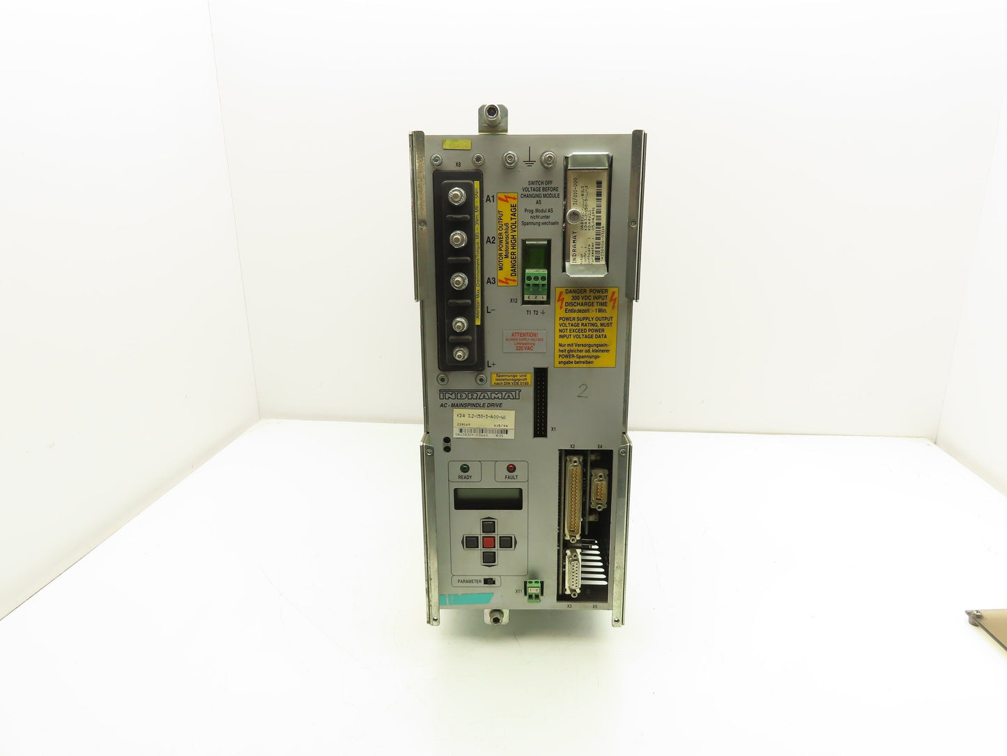 Indramat KDA 3.2-150-3-A00-W1 AC Main Servo Spindle Drive 150A 300V