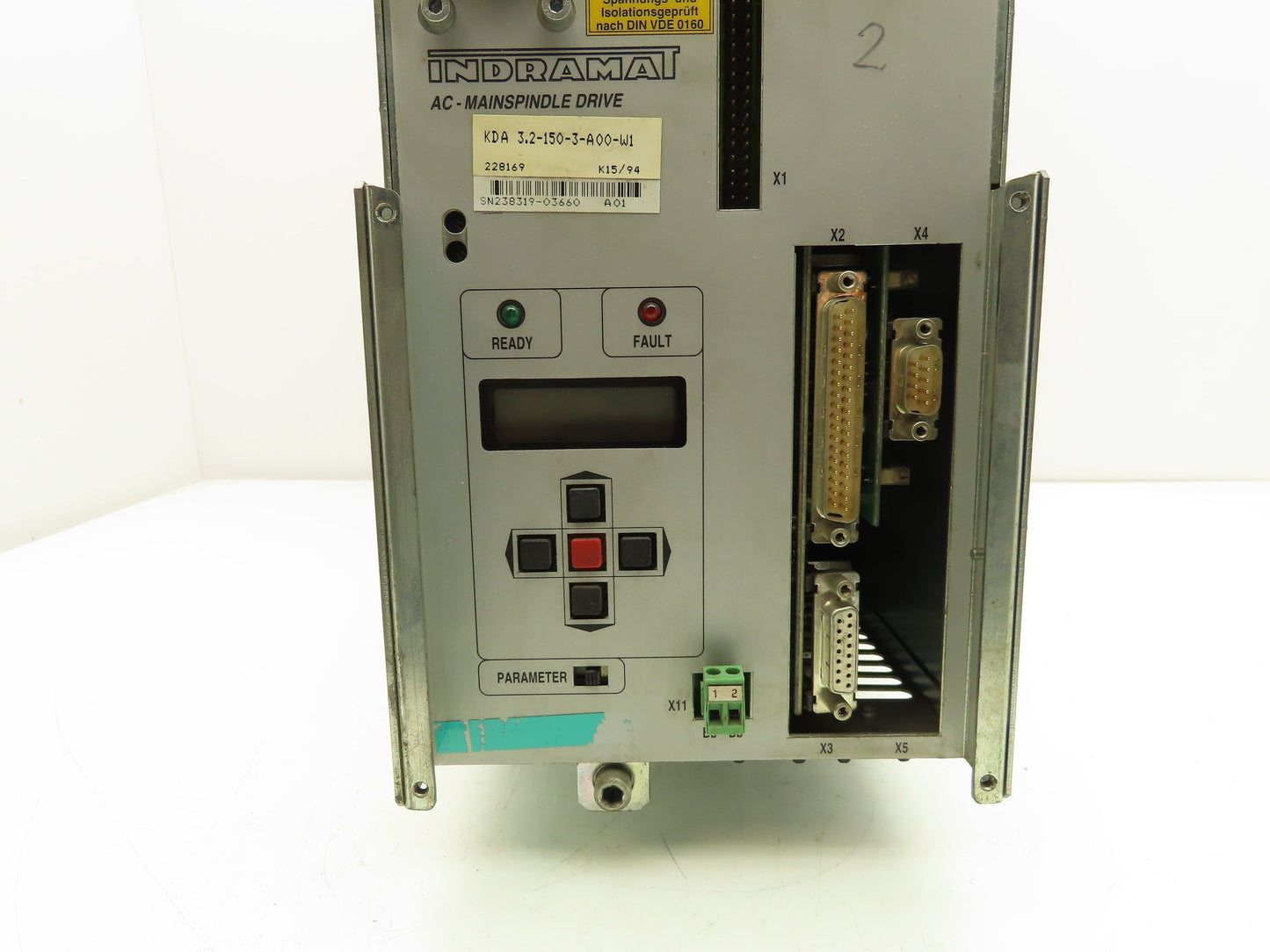 Indramat KDA 3.2-150-3-A00-W1 AC Main Servo Spindle Drive 150A 300V
