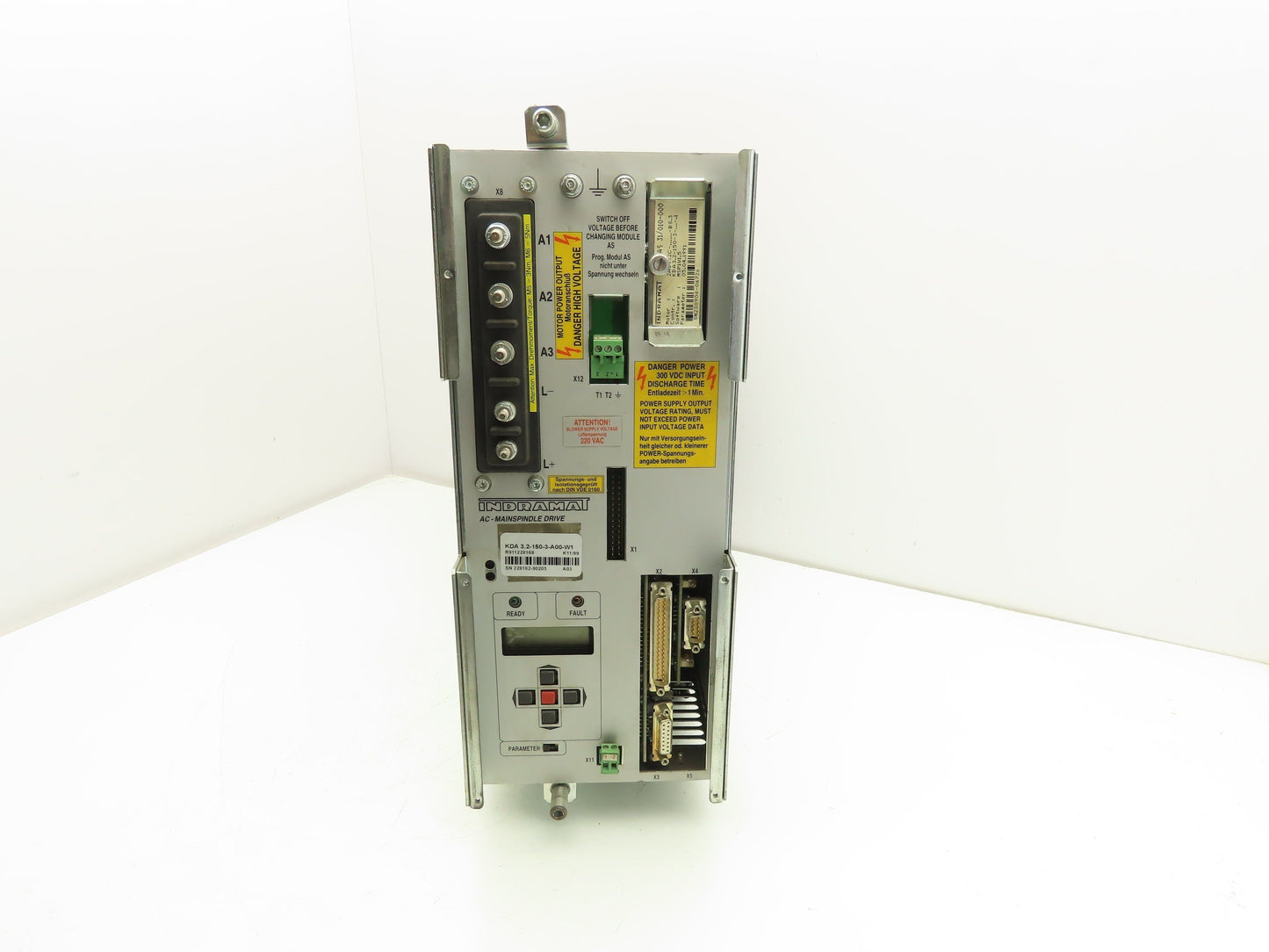 Indramat KDA 3.2-150-3-A00-W1 AC Main Servo Spindle Drive 150A 300V