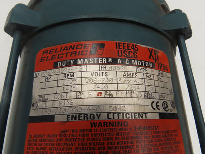 Reliance Dodge Tigear Gearmotor 1Hp 460V 3PH 15:1 Reducer 115 RPM Dual Shaft 56C