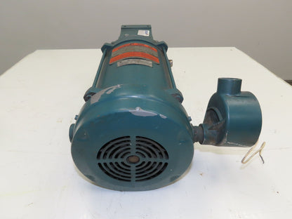 Reliance Dodge Tigear Gearmotor 1Hp 460V 3PH 15:1 Reducer 115 RPM Dual Shaft 56C