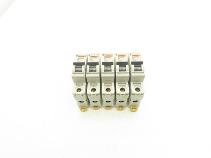 Merlin Gerin C60HB Circuit Breaker 1 Pole 240V Lot of 5