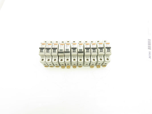 Merlin Gerin C60HB Circuit Breaker 1 Pole 240V Lot of 11