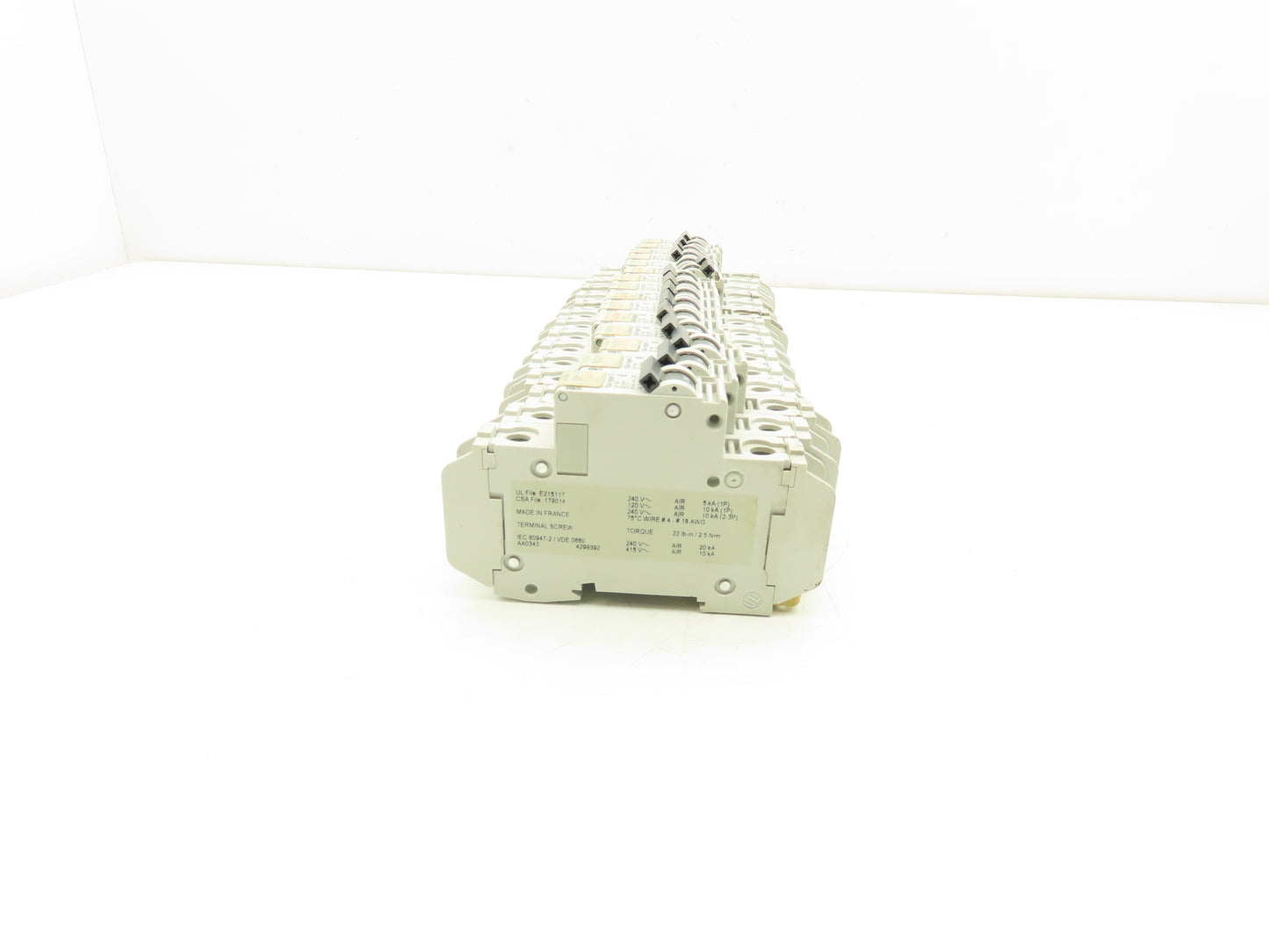 Merlin Gerin C60N Circuit Breaker 1 Pole 240V 15A-Type C Lot of 15