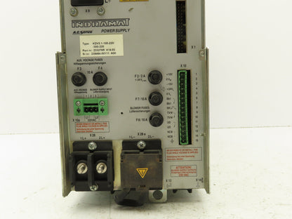 Indramat KDV 3.1-100-220/300-220 AC Main Servo Spindle Drive 100A 300V