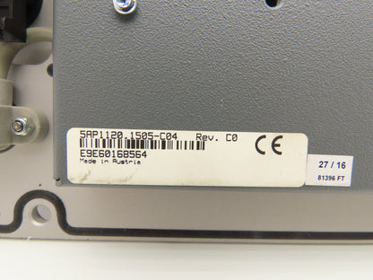 B&R 5AP1120-1505-C04 Panel PC 2100 Operator Control Terminal Windows Embedded