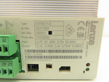 Lenze EVF8211-E VFD Drive Module 0.75kW 3PH 400V