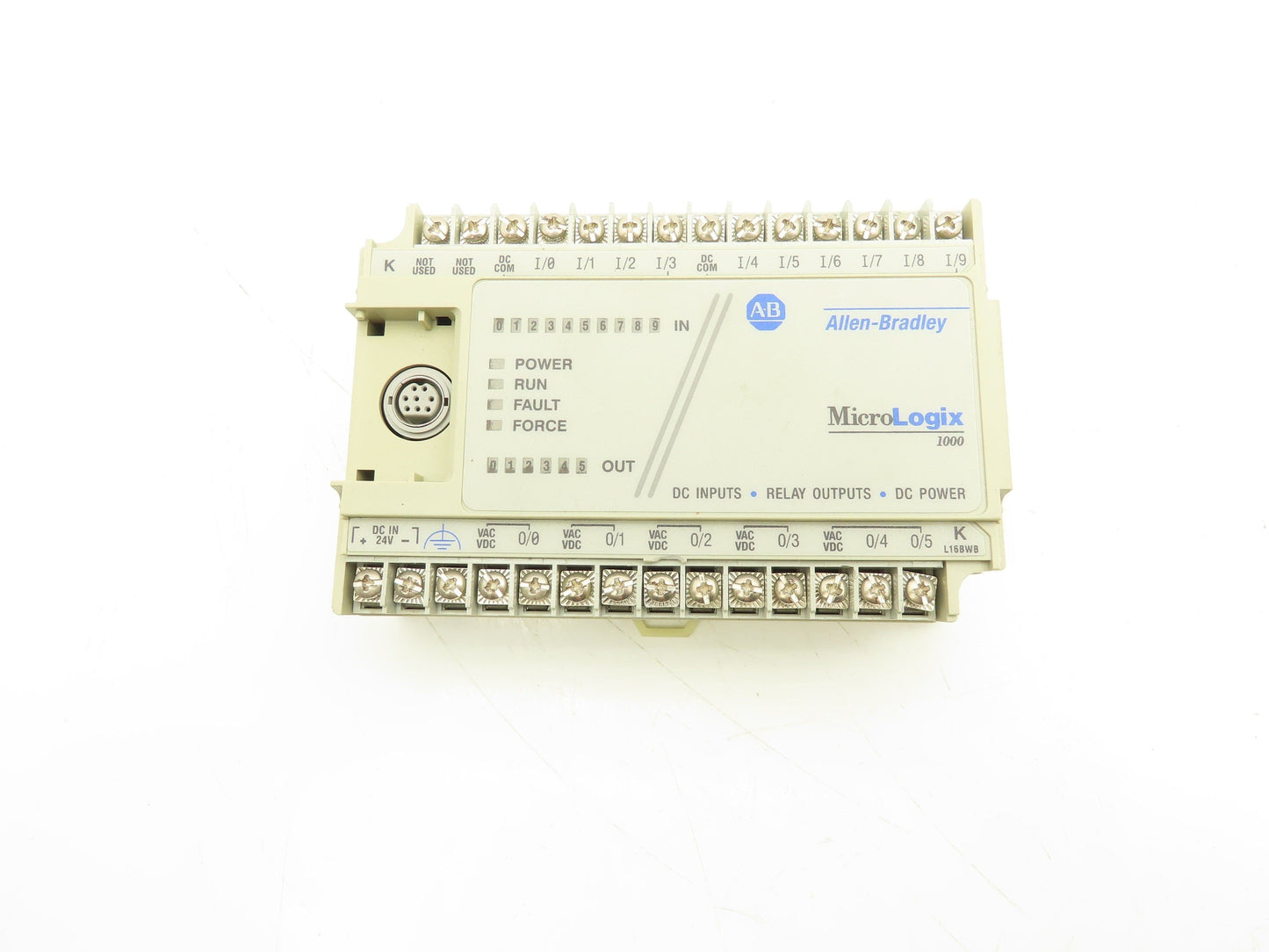 Allen Bradley 1761-L16BWB MicroLogix 1000 DC Input Relay Output Series E FRN 1.0
