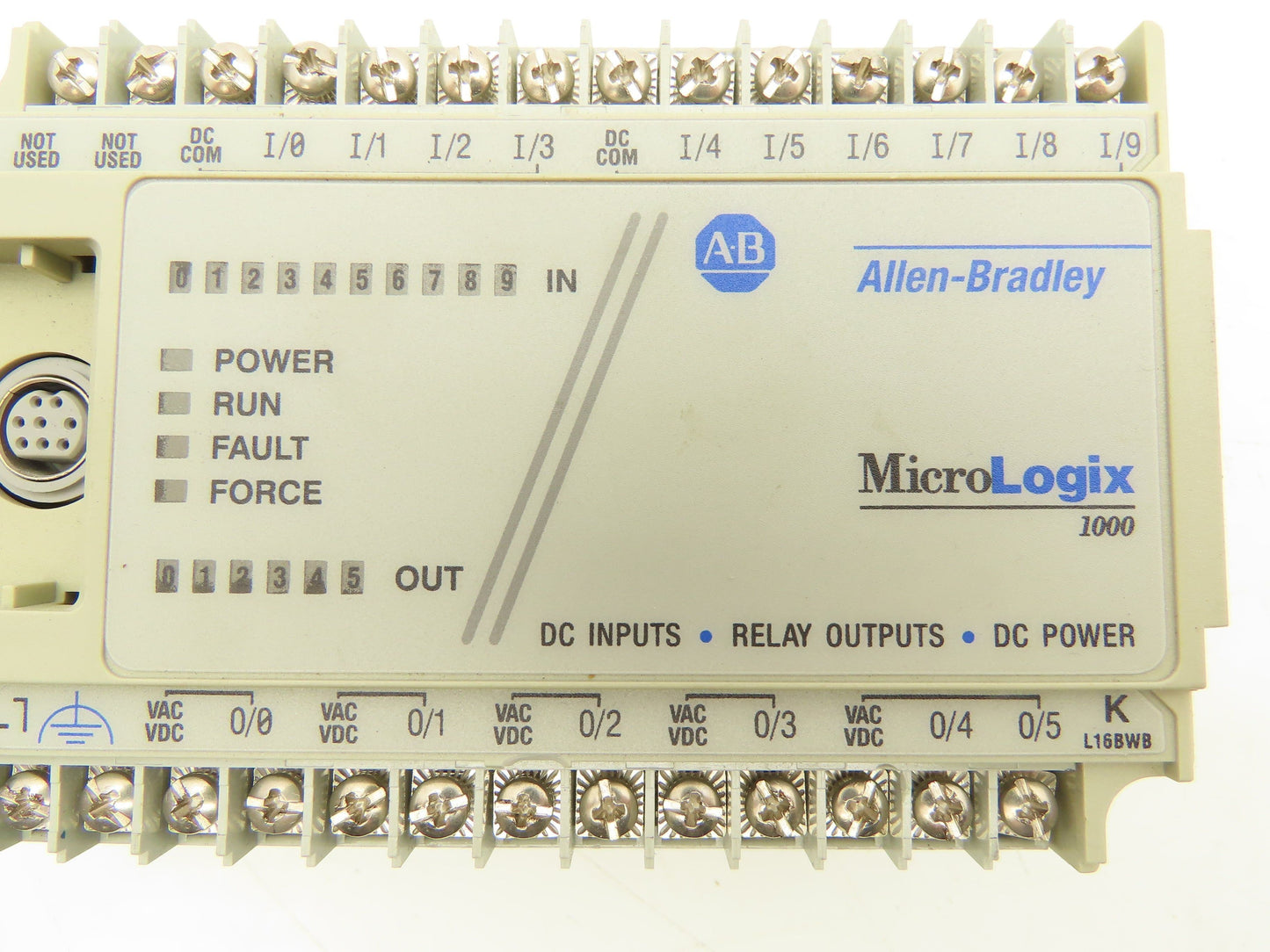Allen Bradley 1761-L16BWB MicroLogix 1000 DC Input Relay Output Series E FRN 1.0