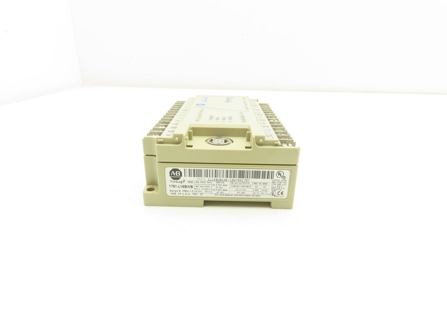 Allen Bradley 1761-L16BWB MicroLogix 1000 DC Input Relay Output Series E FRN 1.0