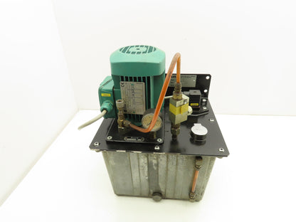 Bijur AP 7109 BHA Oil Lubricator Pump Machine Oiler 4L 0.9KW 230/240V Motor .75A