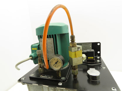 Bijur AP 7109 BHA Oil Lubricator Pump Machine Oiler 4L 0.9KW 230/240V Motor .75A