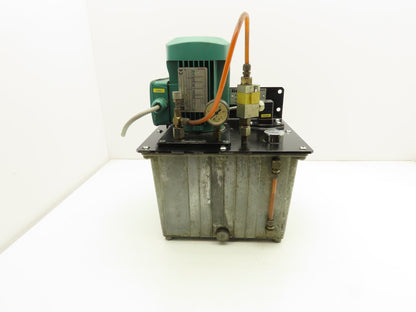 Bijur AP 7109 BHA Oil Lubricator Pump Machine Oiler 4L 0.9KW 230/240V Motor .75A