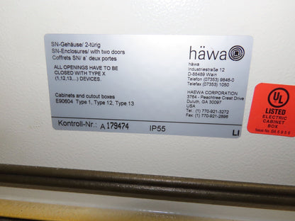 Hawa A179475 Electrical Enclosure Control Cabinet 800x1000x350mm Dual Door