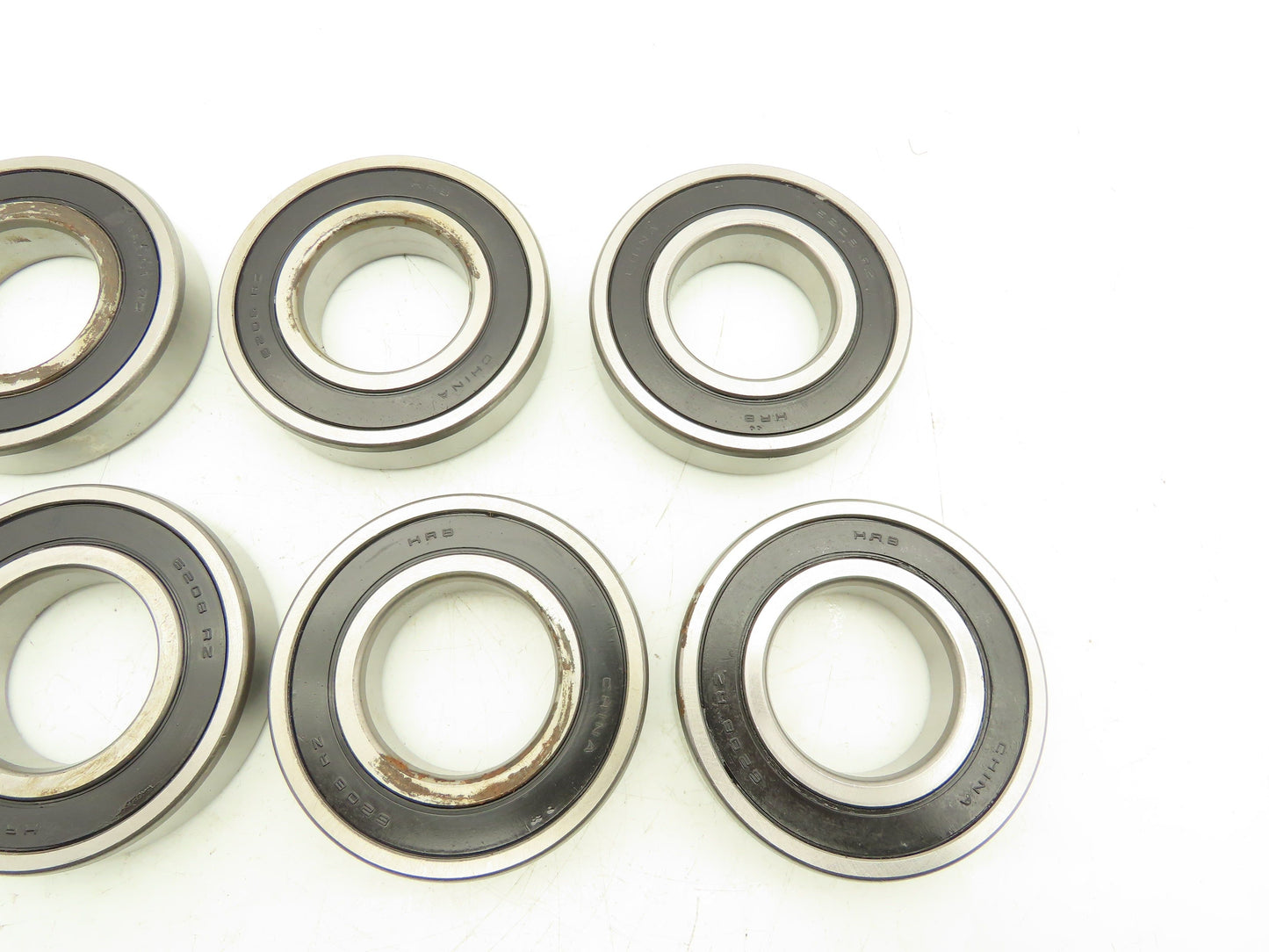 HRB 6208 RZ Deep Groove Ball Bearing 40mm Bore 80mm OD Lot of 7