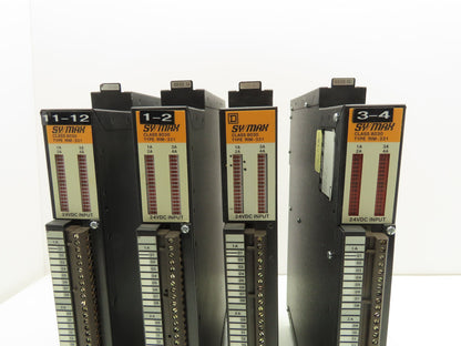Square D RIM331 PLC SY/MAX Slot Card Input Module Lot of 4