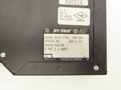 Square D CRM-210 PLC SY/MAX Local Interface Module Lot of 2
