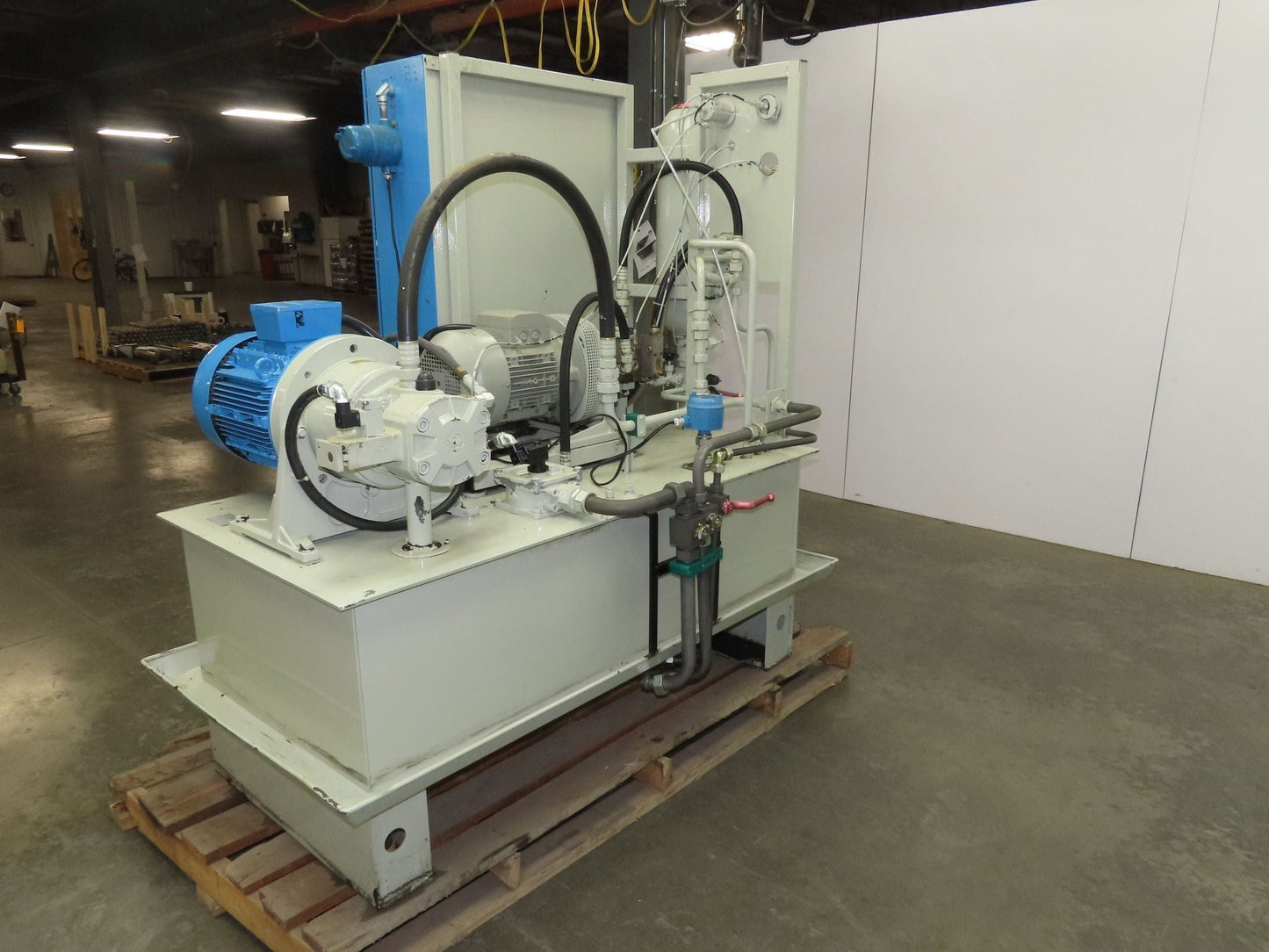 Hydraulik Ring 2-Pump Hydraulic Power Unit 100 Gal 5000psi 7/20 GPM 11/17Hp 480V