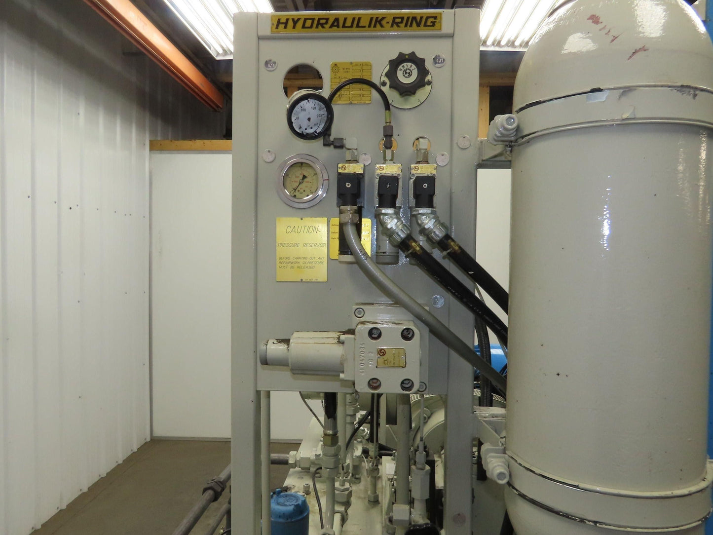 Hydraulik Ring 2-Pump Hydraulic Power Unit 100 Gal 5000psi 7/20 GPM 11/17Hp 480V