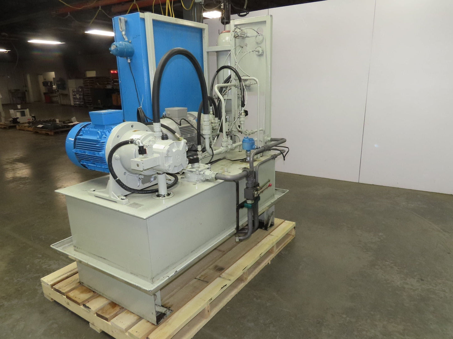 Hydraulik Ring 2-Pump Hydraulic Power Unit 100 Gal 5000psi 7/20 GPM 11/17Hp 480V