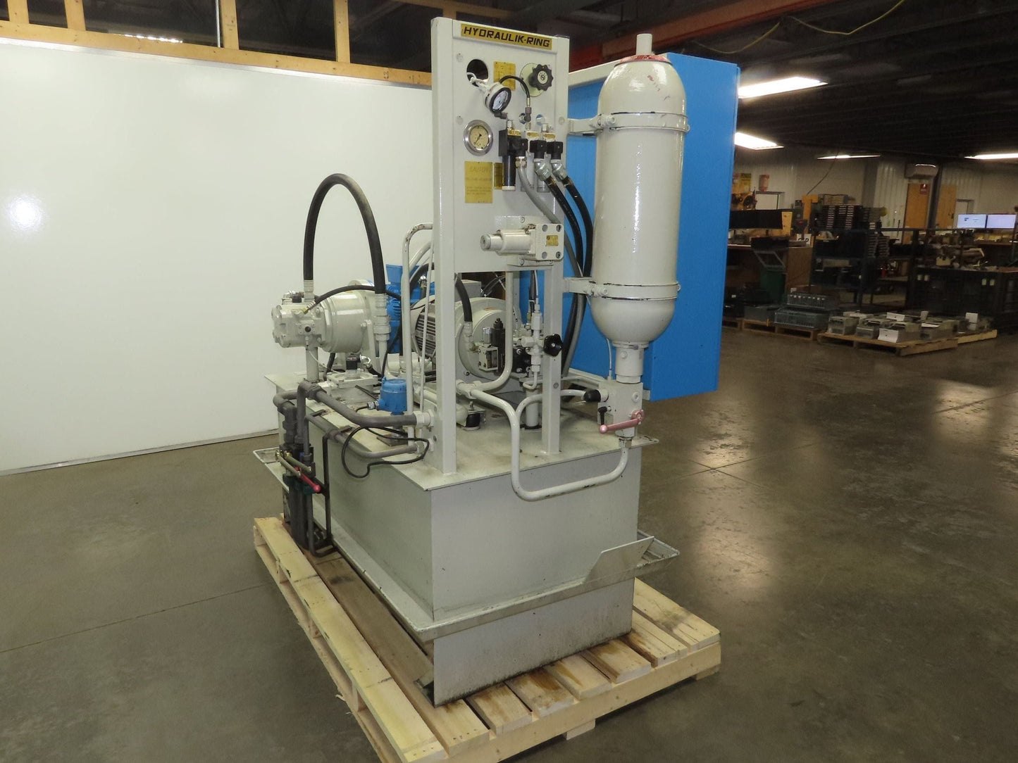 Hydraulik Ring 2-Pump Hydraulic Power Unit 100 Gal 5000psi 7/20 GPM 11/17Hp 480V