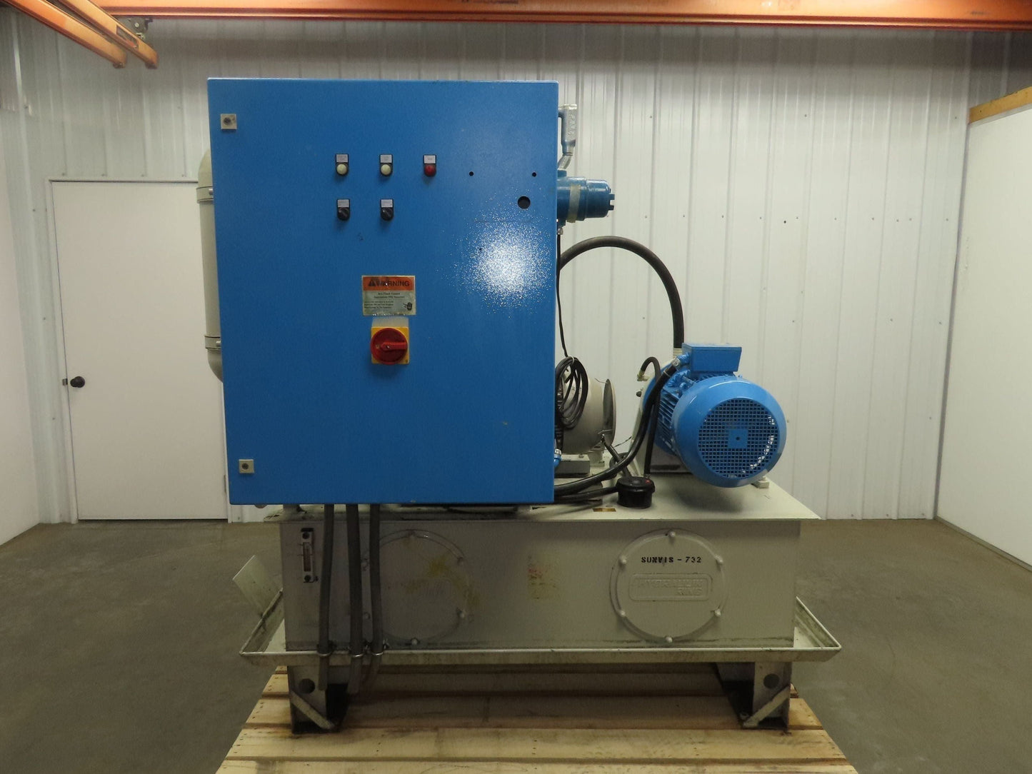 Hydraulik Ring 2-Pump Hydraulic Power Unit 100 Gal 5000psi 7/20 GPM 11/17Hp 480V