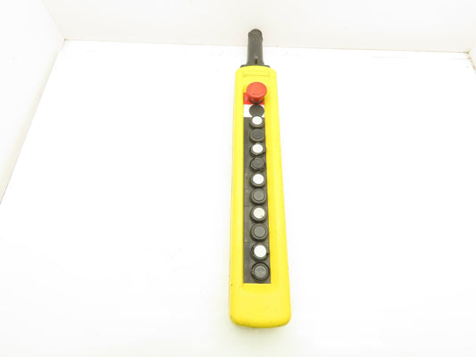 Telemecanique XAC-A12 Crane Hoist 12-Station Pushbutton Control Pendant 2-Speed
