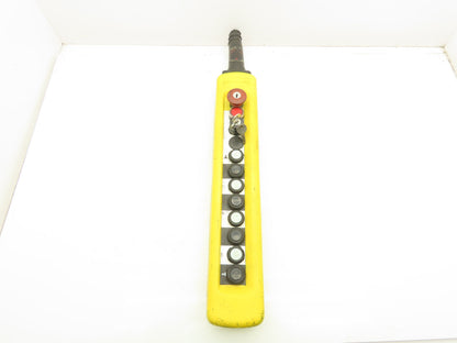 Telemecanique XAC-A12 Crane Hoist 12-Station Pushbutton Control Pendant 2-Speed