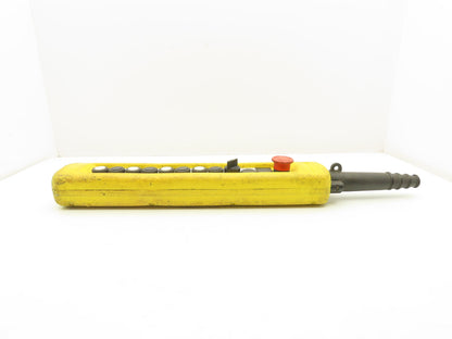 Telemecanique XAC-A12 Crane Hoist 12-Station Pushbutton Control Pendant 2-Speed