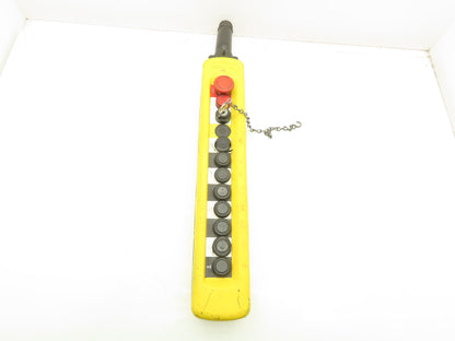 Telemecanique XAC-A12 Crane Hoist 12-Station Pushbutton Control Pendant 2-Speed
