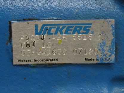Vickers PVQ10 Hydraulic Power Unit 30 Gal 5 GPM 3000 PSI 2Hp 460V w/Oil Cooler