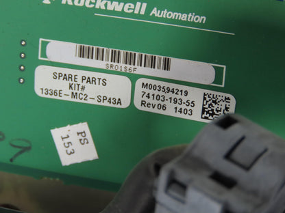 Allen Bradley 1336E-B060-AN-EN-HA1-L8E AC Drive VFD 60Hp 76kva 460V 3Ph