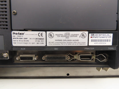 Pro-Face GP477R-EG41-24VP Operator Interface Control Panel 9.1" Display