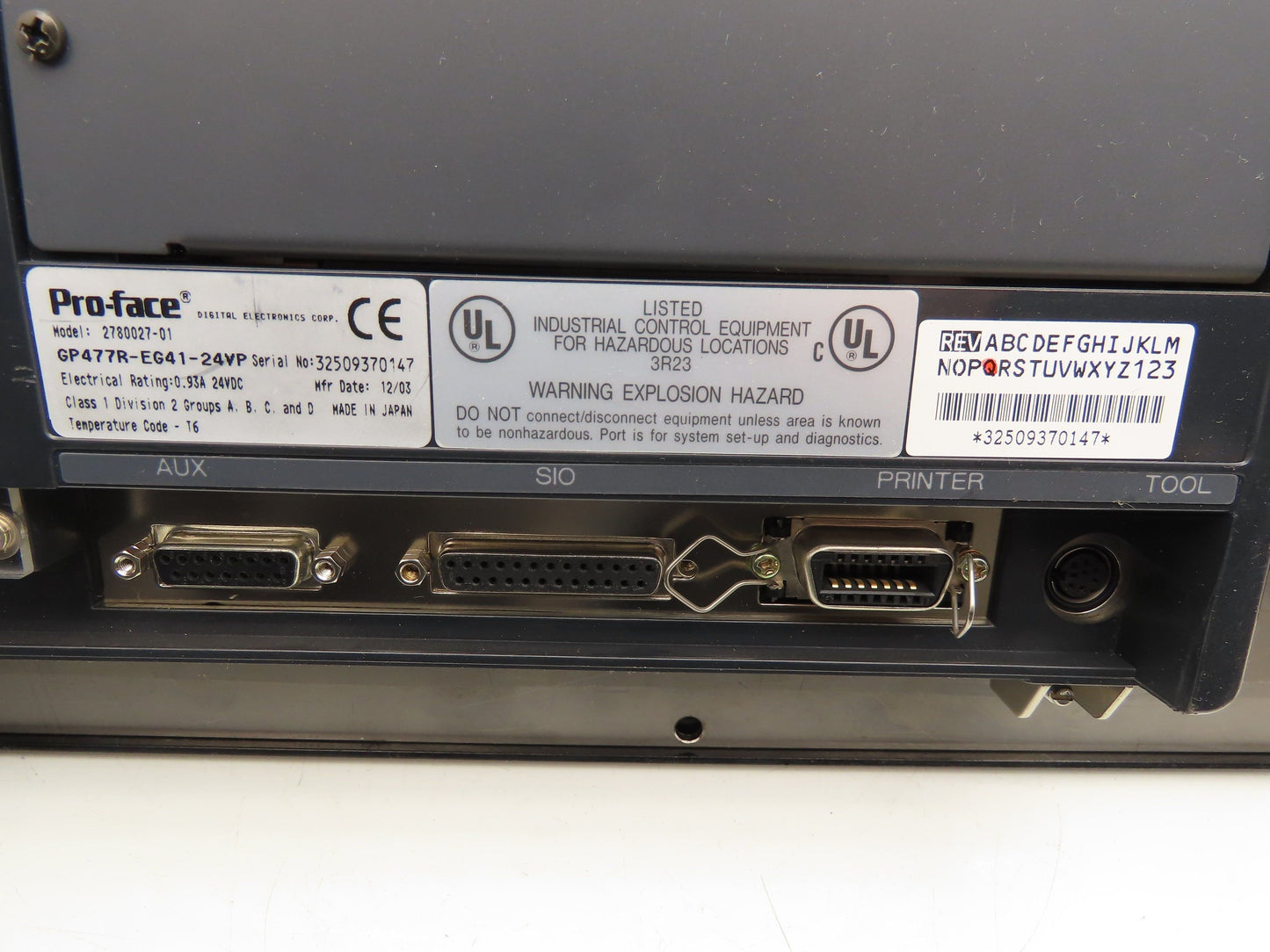 Pro-Face GP477R-EG41-24VP Operator Interface Control Panel 9.1" Display