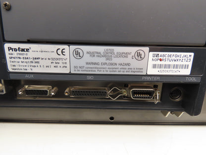 Pro-Face GP477R-EG41-24VP Operator Interface Control Panel 9.1" Display