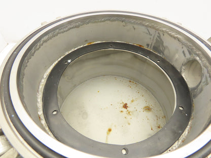 High Pressure Stainless Pot Basket Strainer Fluid Filter 1-1/4" Flanged Ports