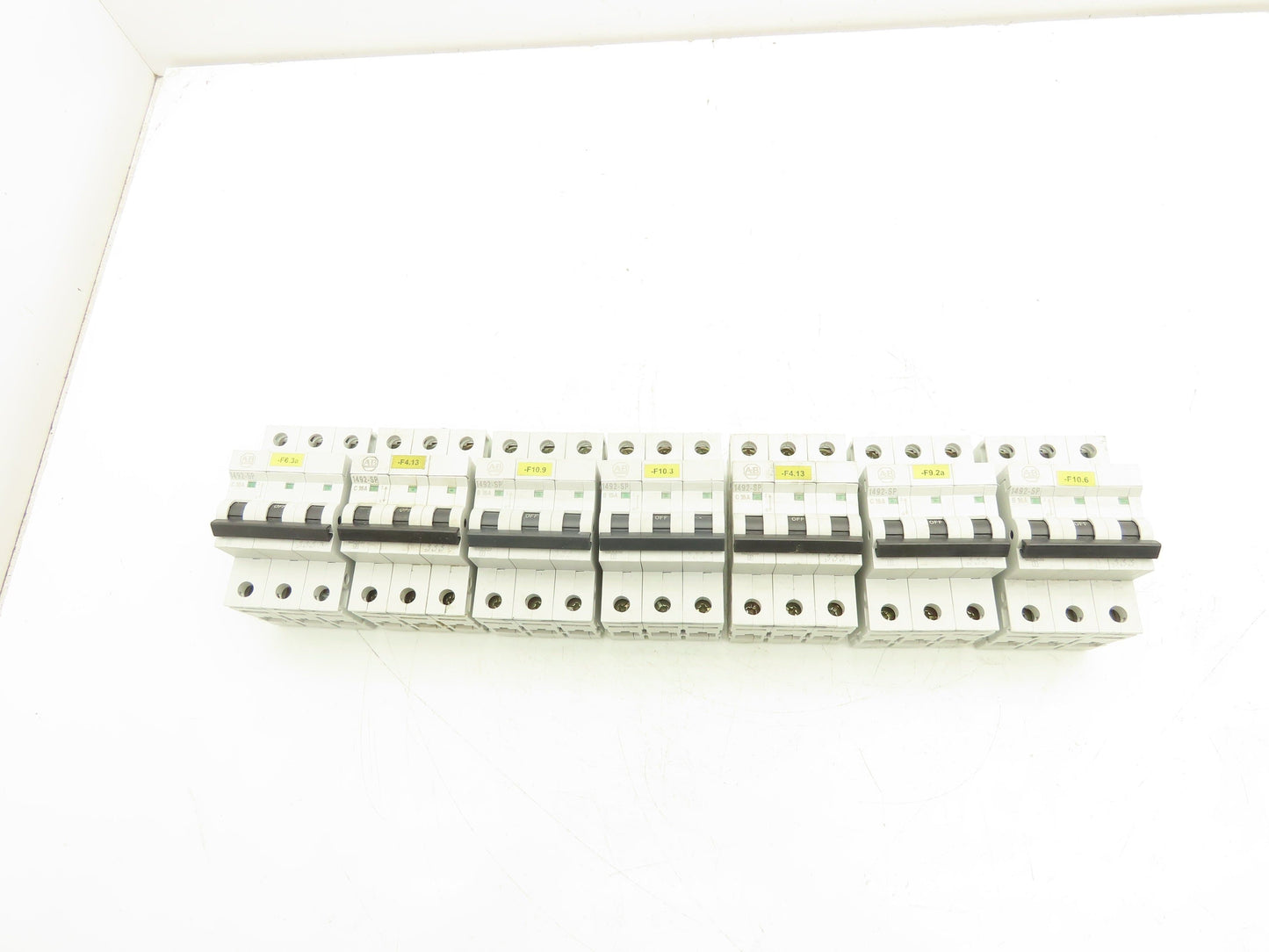 Allen Bradley 1492-SP3B160 Mini Circuit Breaker 16A 3-Pole 277/480V 3PH Lot of 7