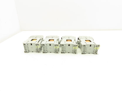 Allen Bradley 100-C09D*01 IEC Contactor 9A 3-Pole 24VDC Coil Aux 100-F  Lot of 4