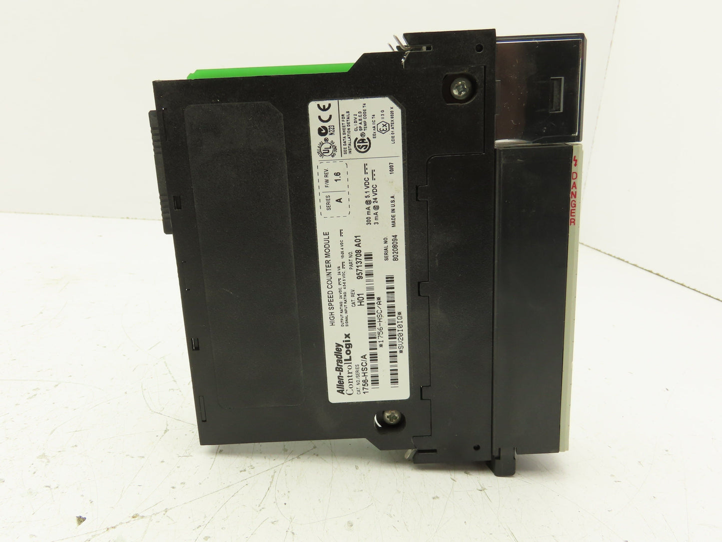 Allen Bradley 1756-HSC/A ControlLogix High Speed Counter Module H01 DC I/O Ser A