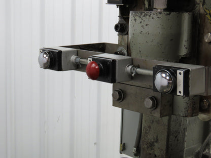 Johnson No 5 Mechanical OBI Punch Press 50 Ton 4" Stroke 10" Throat Bad Motor
