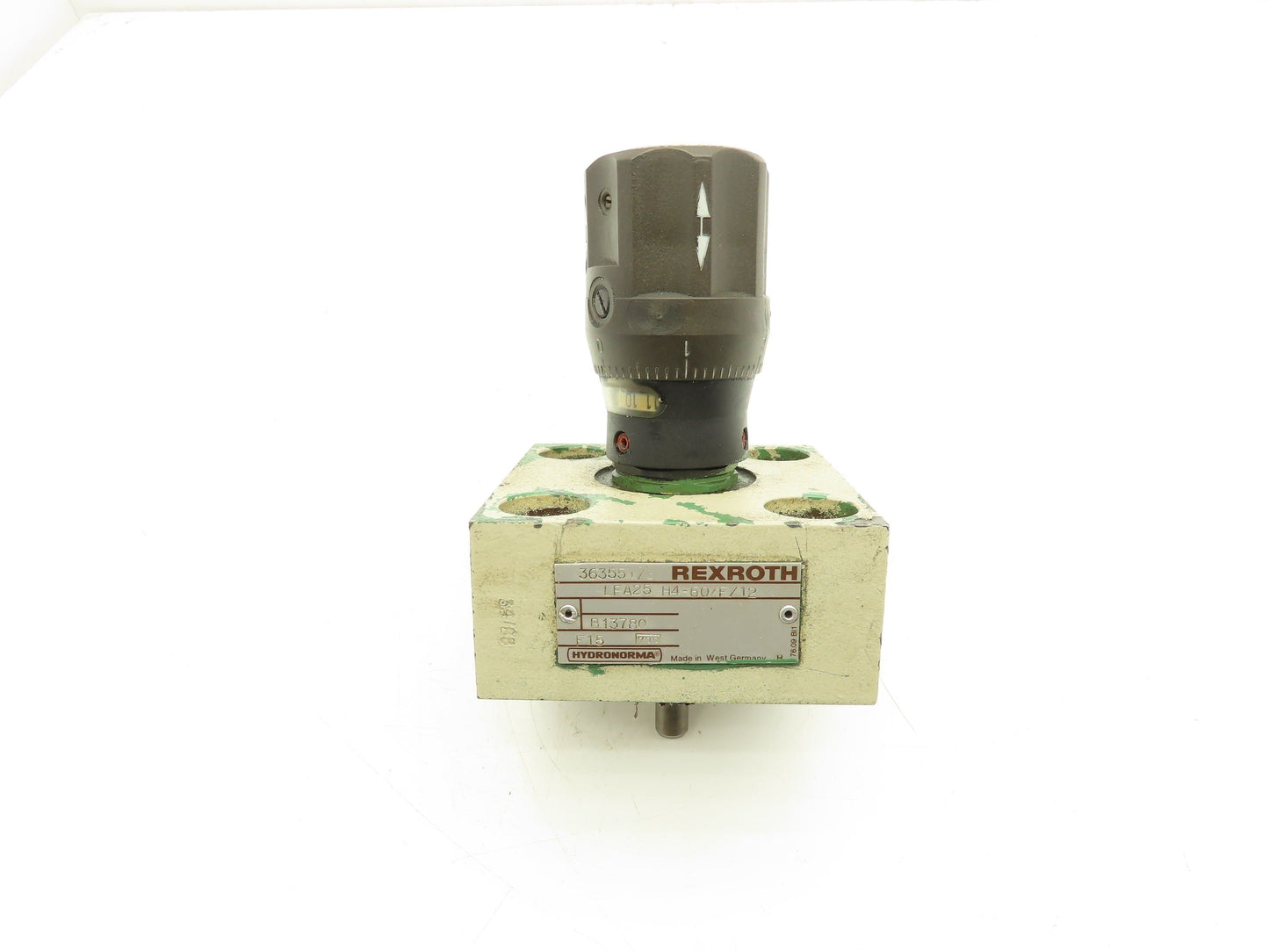 Rexroth LFA25 H4-60/F/12 Hydraulic Cartridge Valve Control Cover Manual Adjust