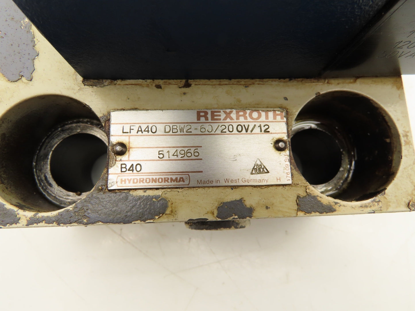 Rexroth LFA40 DBW2-60/200V/12 Logic Cartridge Valve Solenoid Control Cover 120V