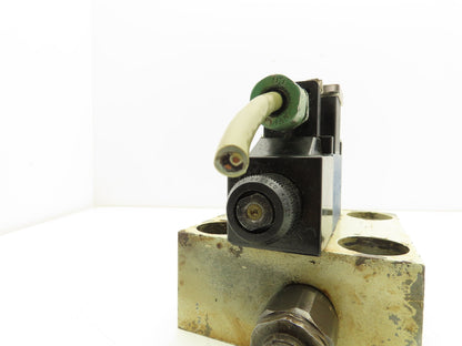 Rexroth LFA40 DBW2-60/200V/12 Logic Cartridge Valve Solenoid Control Cover 120V