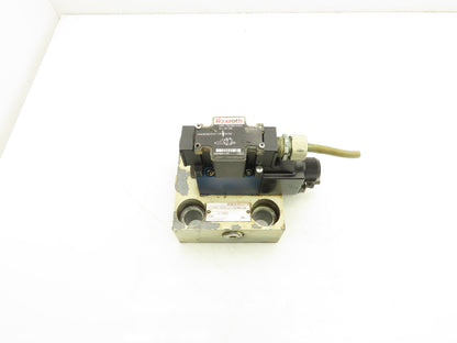 Rexroth LFA40 DBW2-60/200V/12 Logic Cartridge Valve Solenoid Control Cover 120V